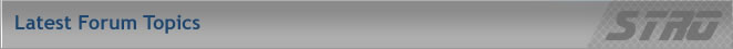 Latest Forum Topics